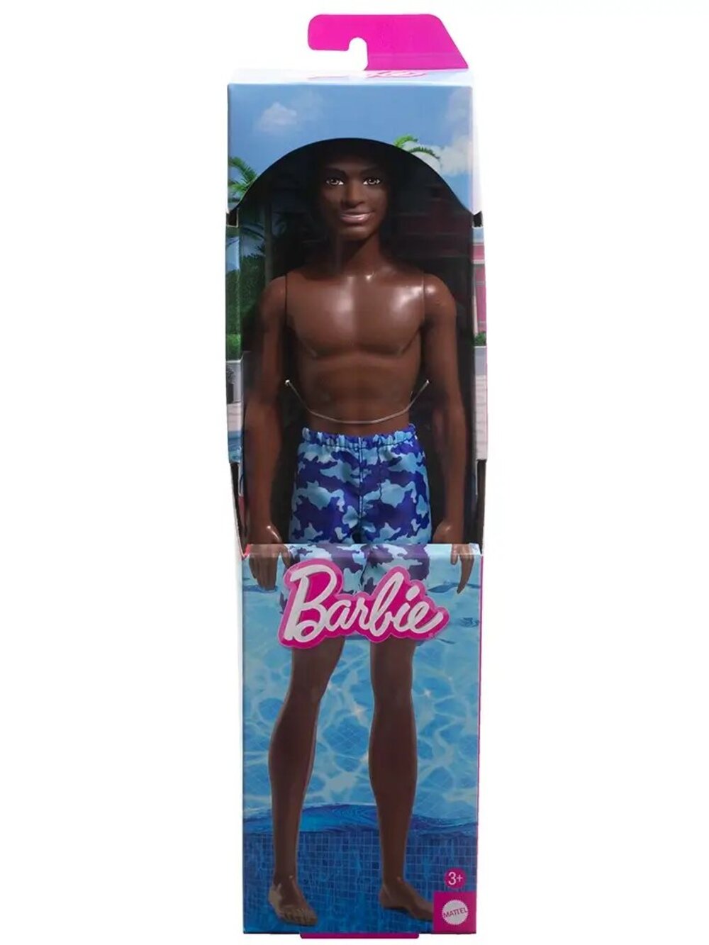 Barbie: Seadside Adventures-Sun-sational Fabric AA Ken Beach Doll by Mattel Coll